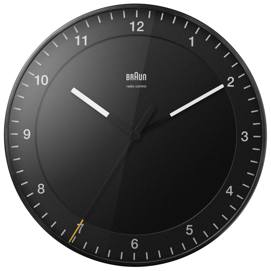 Braun BC 17 B-DCF radio wall clock black #1
