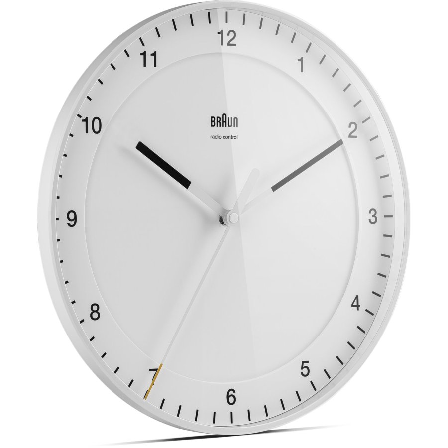 Braun BC 17 W-DCF radio wall clock white #3