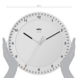 Braun BC 17 W-DCF radio wall clock white #6