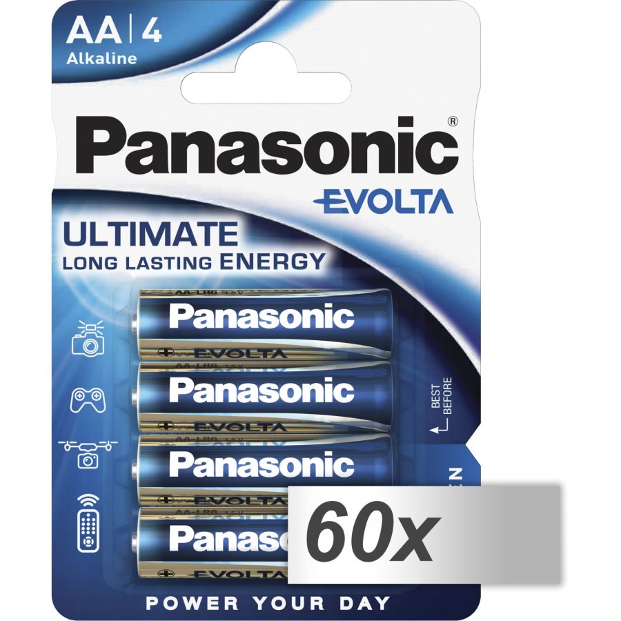 60x4 Panasonic Evolta LR 6 Mignon             PU master box #1