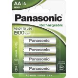 1x4 Panasonic NiMH Mignon Accu AA 1900 mAh Ready to Use #1