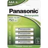 1x4 Panasonic Accu NiMH Micro AAA 750 mAh Rechargeable Evolta #1