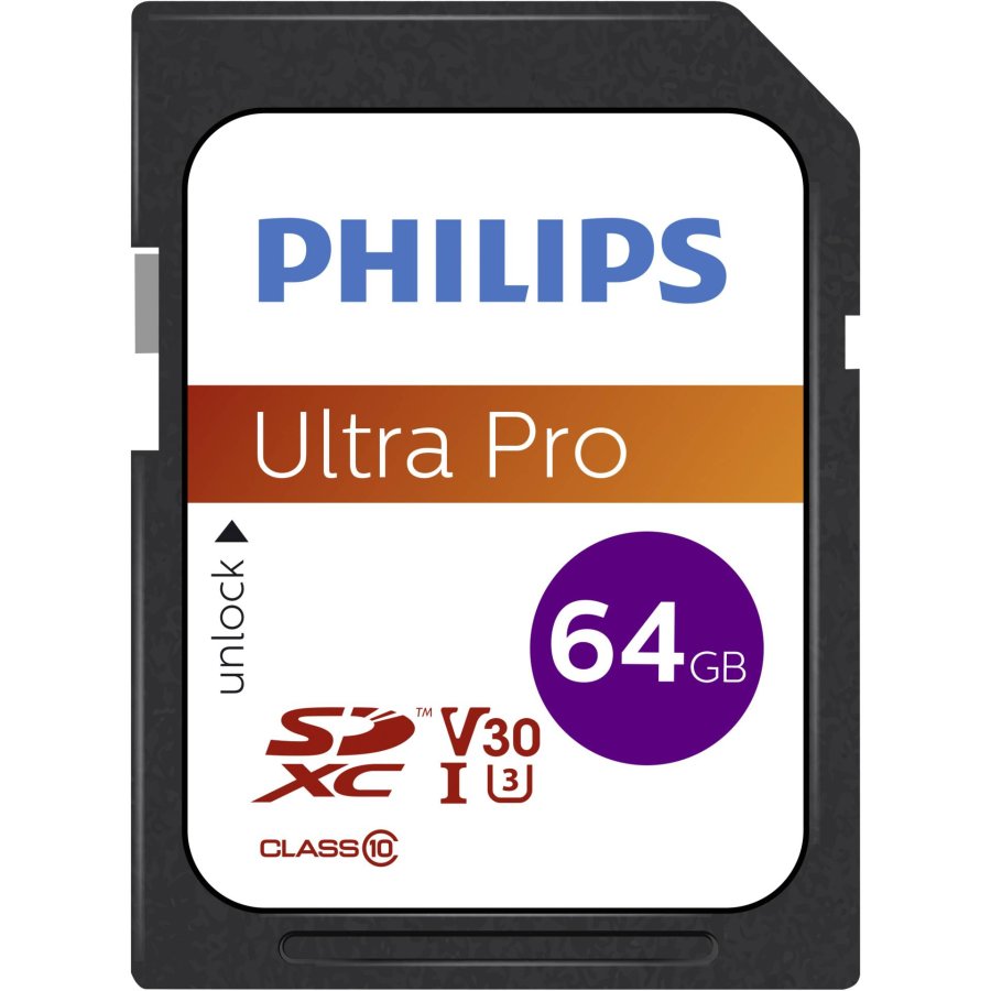 Philips SDXC Card           64GB Class 10 UHS-I U3 V30 A1 #1