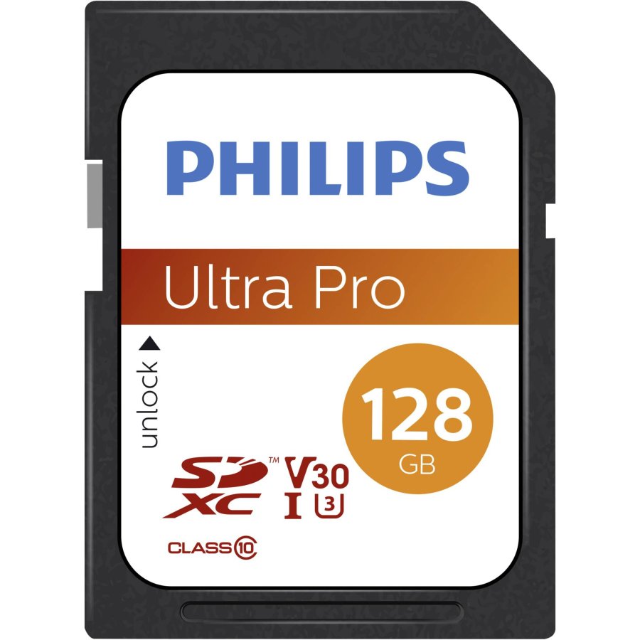 Philips SDXC Card          128GB Class 10 UHS-I U3 V30 A1 #1