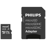 Philips MicroSDXC Card      64GB Class 10 UHS-I U1 incl. Adapter #1