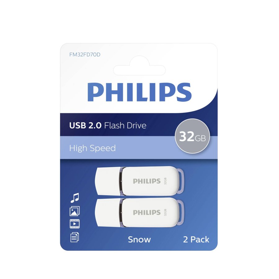 Philips USB 2.0 2-Pack      32GB Snow Edition Shadow Grey #5