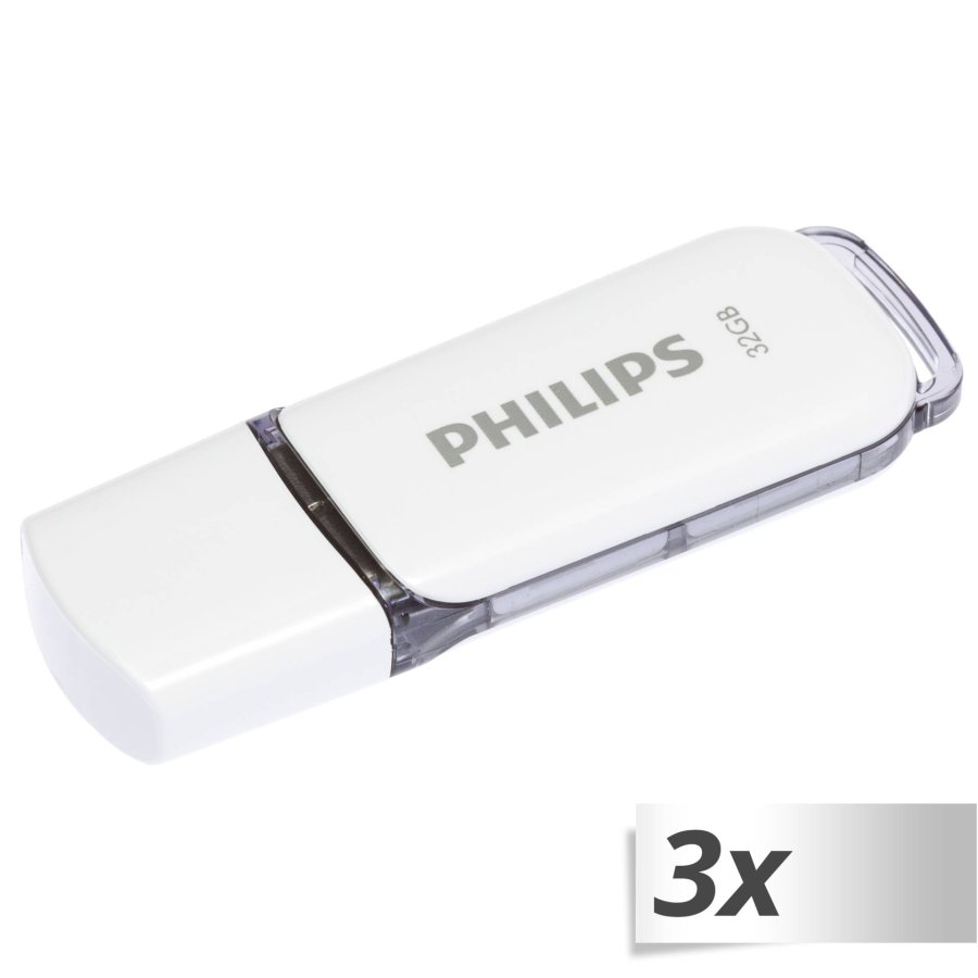 Philips USB 2.0 3-Pack      32GB Snow Edition Shadow Grey #1