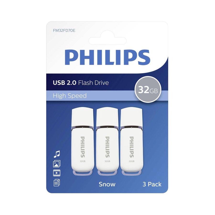 Philips USB 2.0 3-Pack      32GB Snow Edition Shadow Grey #5