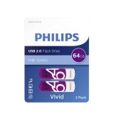 Philips USB 2.0 2-Pack      64GB Vivid Edition Magic Purple #3