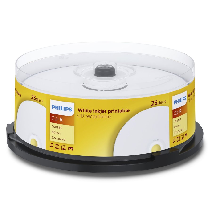 1x25 Philips CD-R 80Min 700MB 52x IW SP #1