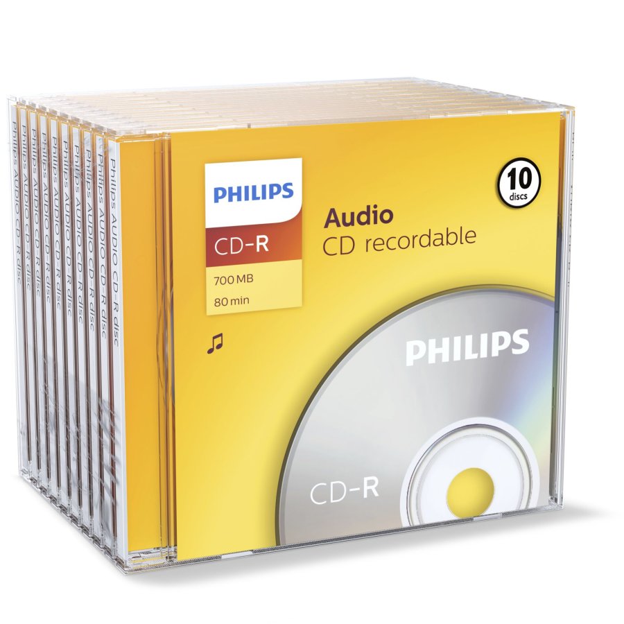 1x10 Philips CD-R 80Min Audio JC #2