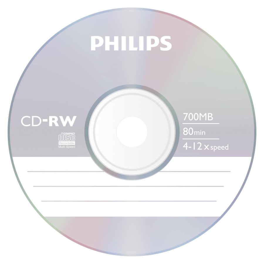 1x10 Philips CD-RW 80Min 700MB 4-12x JC #2