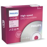 1x5 Philips DVD+R 8,5GB DL 8x JC #1