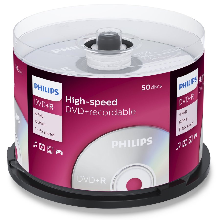 1x50 Philips DVD+R 4,7GB 16x SP #1