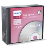 1x10 Philips DVD-R 4,7GB 16x SL #1