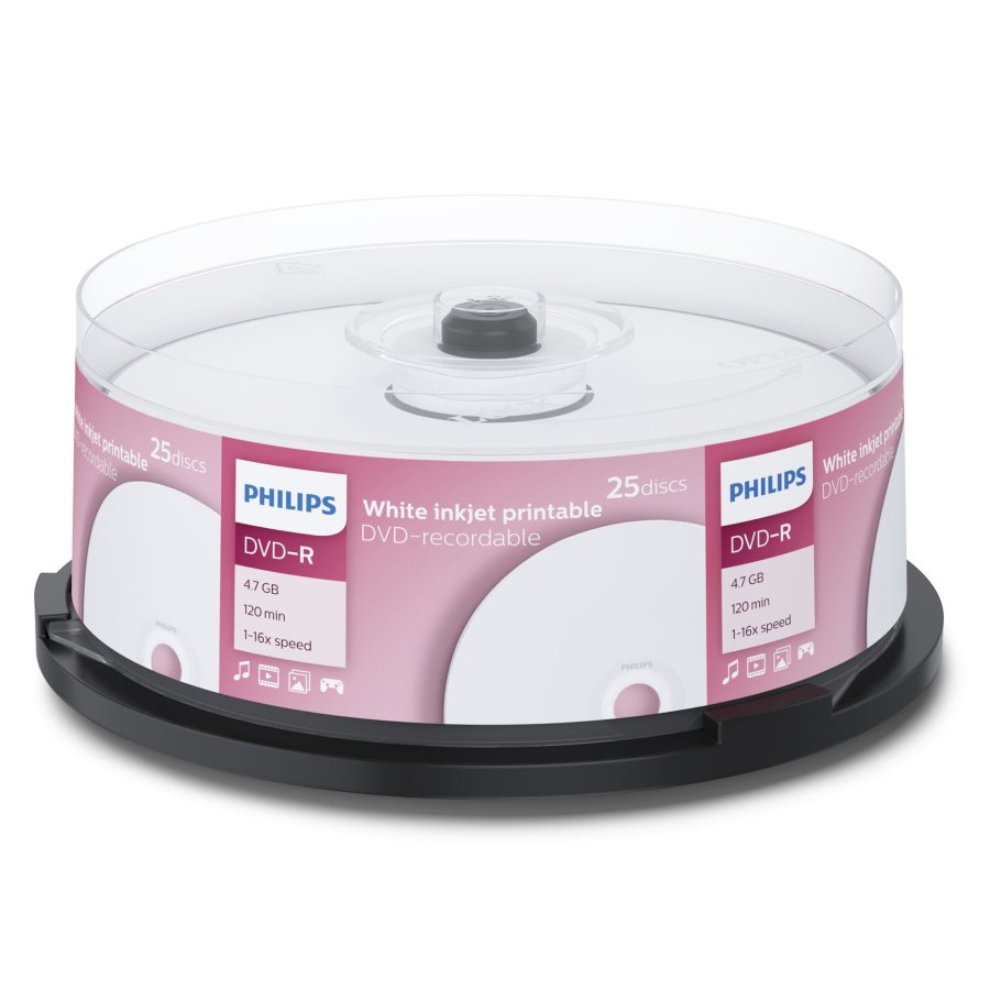 1x25 Philips DVD-R 4,7GB 16x IW SP #1