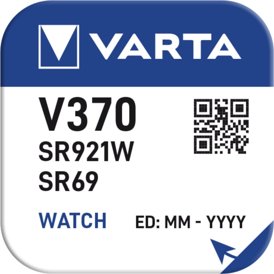 100x1 Varta Watch V 370 High Drain              PU master box #3