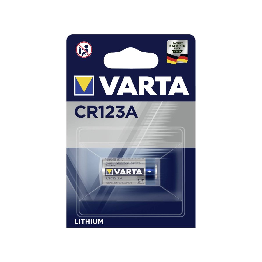 Lithium Batteri Cr123A 3 V 1-Bobler #3