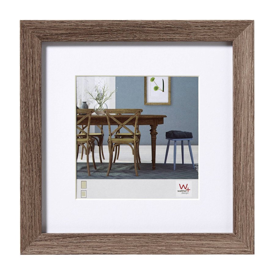 Walther Fiorito nut tree 20x20 Wood incl. Passepartout EF220N #1