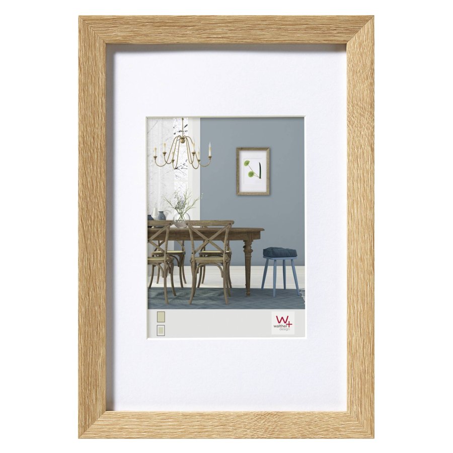 Walther Fiorito light oak 30x40 Wood incl. Passepartout EF040E #1