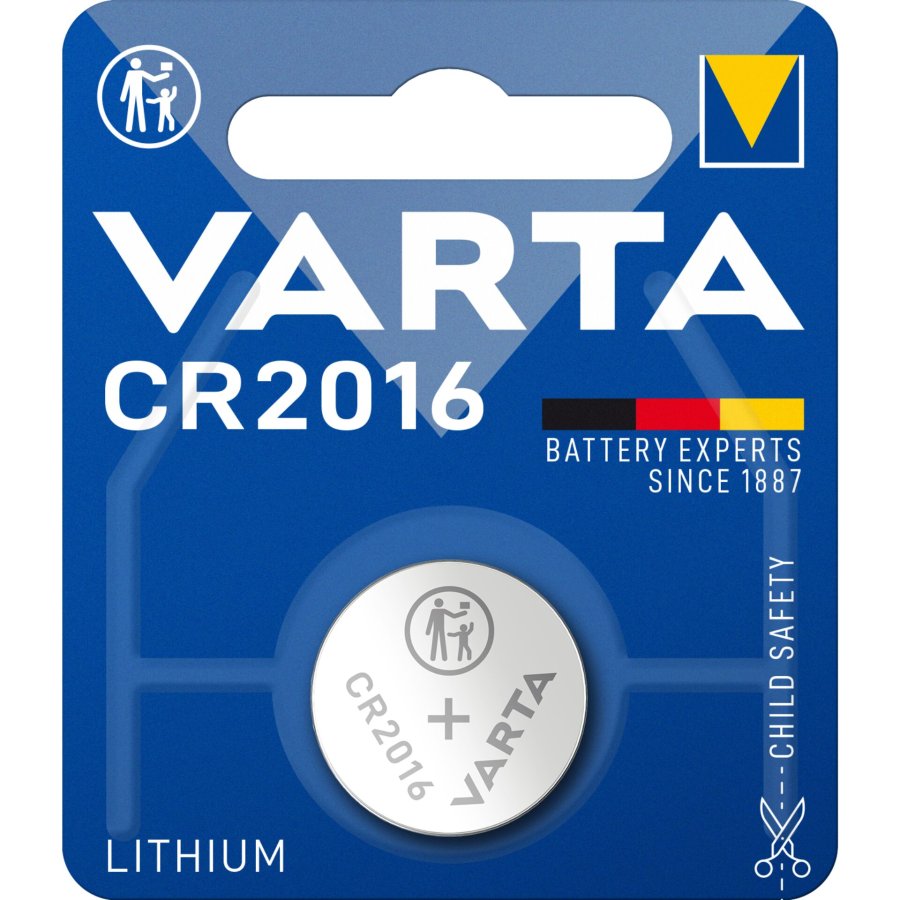 Lithium Knapcelle Batteri Cr2016 3 V 1-Bobler #1