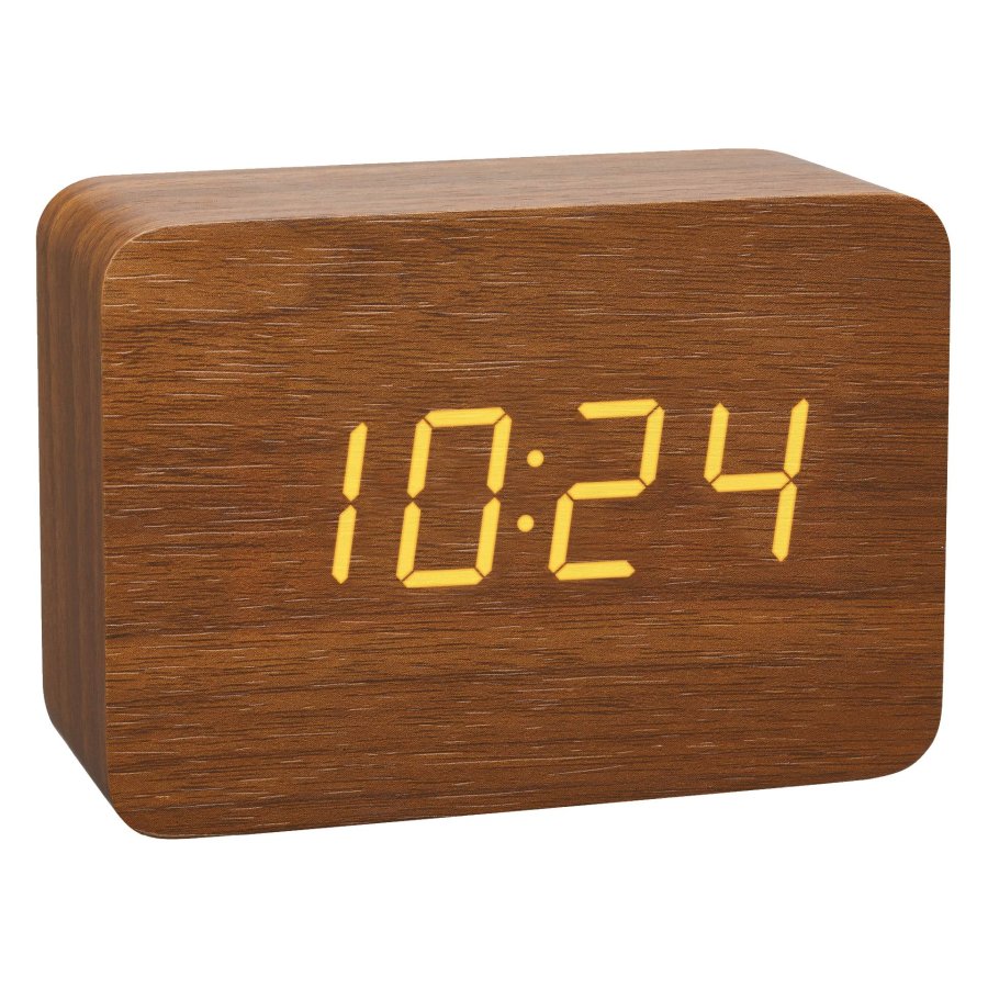 TFA 60.2549.08 CLOCCO Alarm Clock  brown #1
