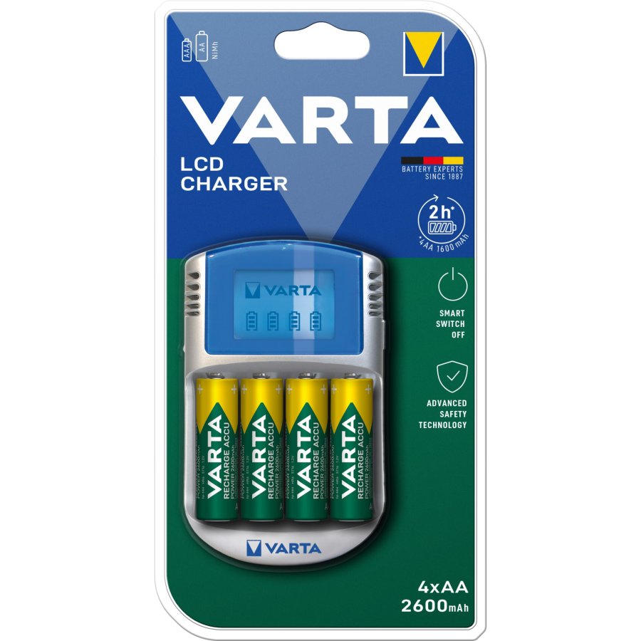 Aa / Aaa Nimh Batterioplader 4x AA/HR6 2600 mAh #3