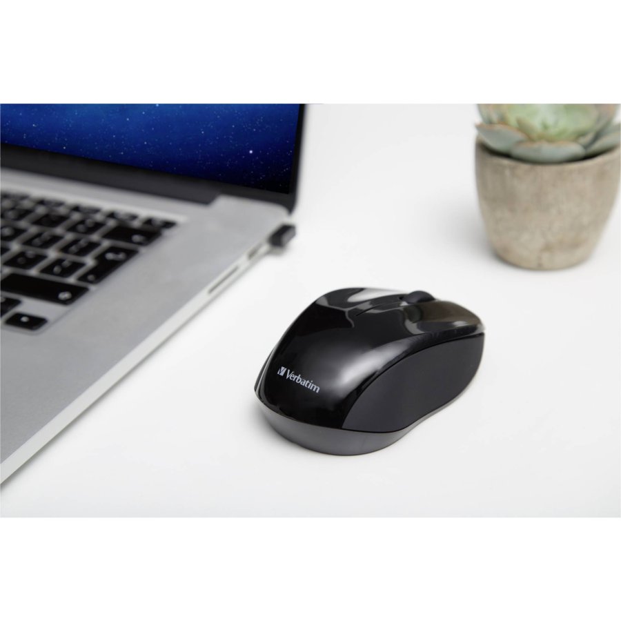 Verbatim Go Nano Wireless Mouse Black                49042 #8