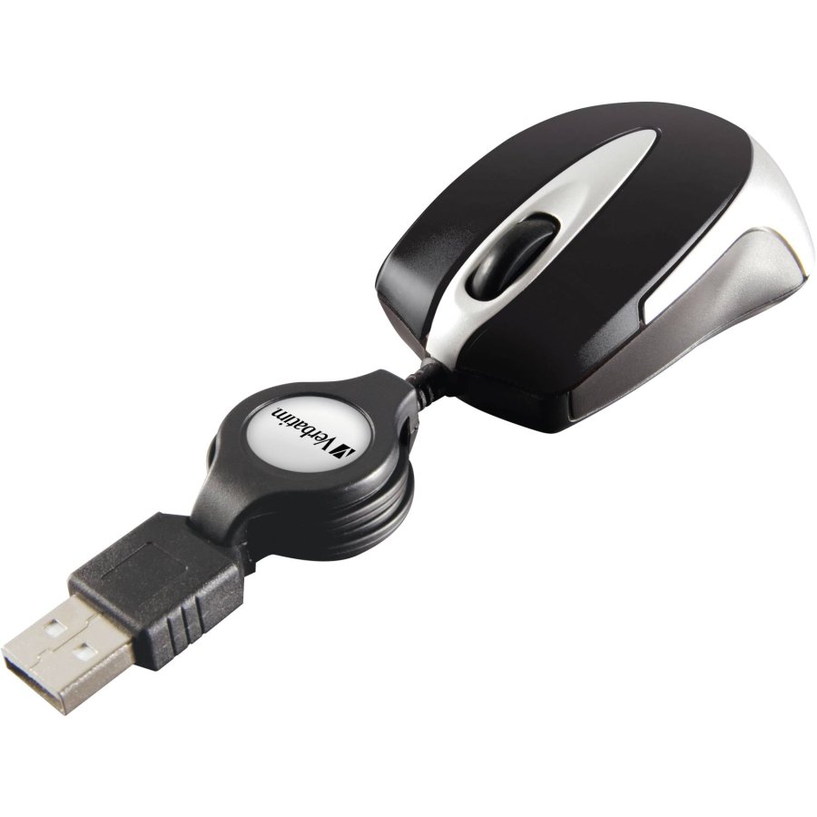 Verbatim Go Mini Optical Travel Mouse Black                49020 #1