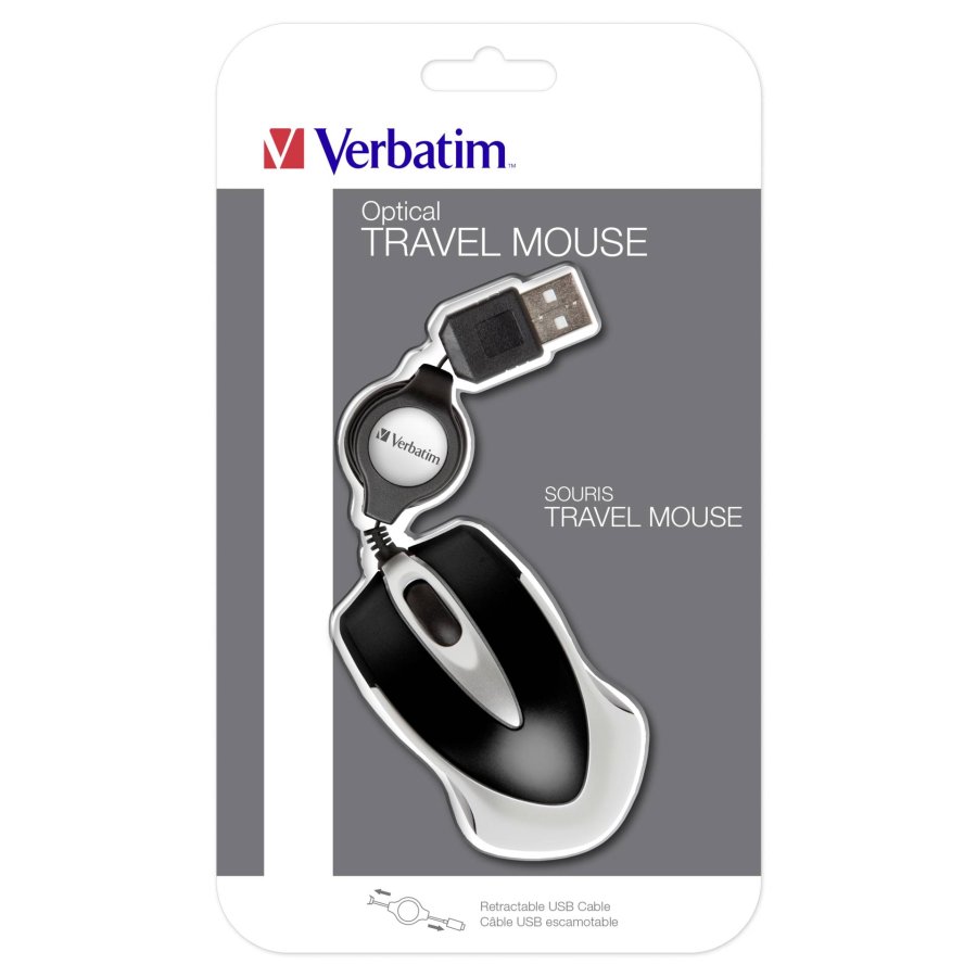 Verbatim Go Mini Optical Travel Mouse Black                49020 #4