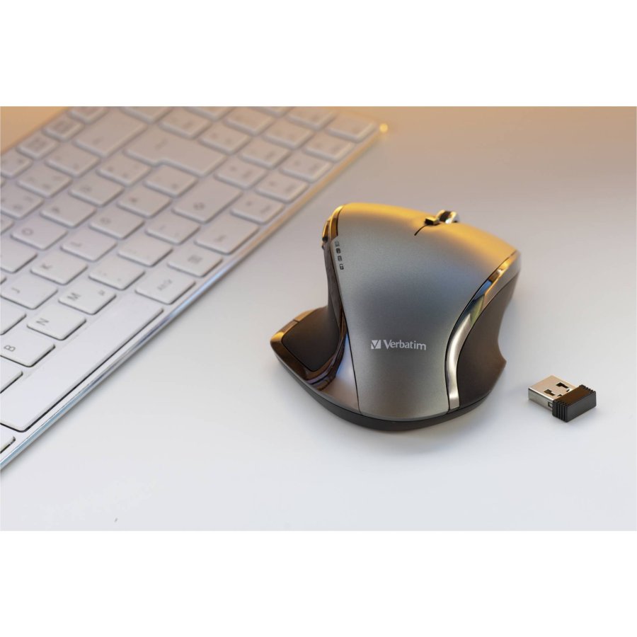 Verbatim Wireless Desktop Mouse Deluxe 8 Button Blue LED   49041 #7