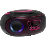 Denver TCL-212BT PINK Brbar CD-afspiller Sort, Lyserd #3