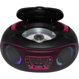 Denver TCL-212BT PINK Brbar CD-afspiller Sort, Lyserd #6