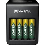 NiMH LCD-stikoplader+ (AA, AAA & 9 Volt) inklusive 4x AA 2100 mAh #1