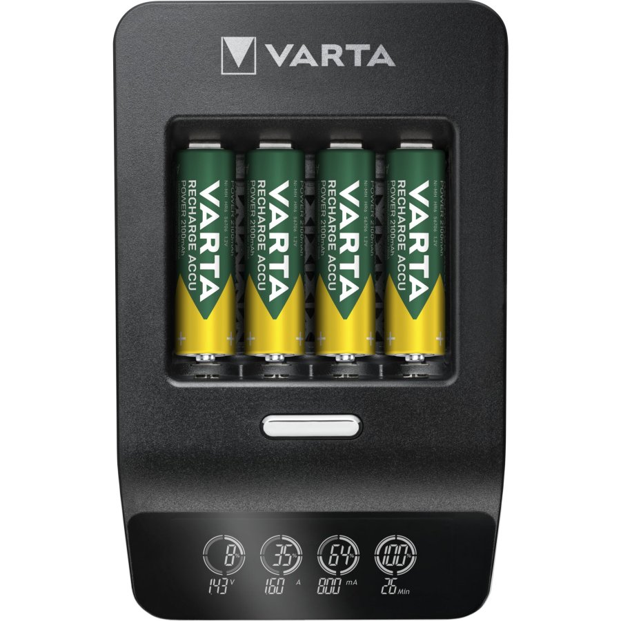 Varta LCD Ultra Fast Charger+ incl. 4 Batt. 2100 mAh AA + 12V #1
