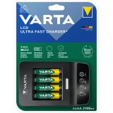 Varta LCD Ultra Fast Charger+ incl. 4 Batt. 2100 mAh AA + 12V #5