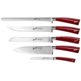 Berkel Elegance Red Chef knife set 5-pcs. #1