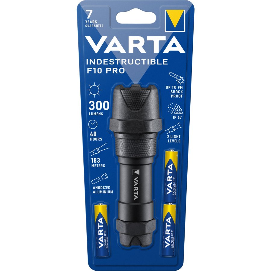 Varta Indestructible F10 Pro 6 Watt LED Aluminum 300 Lumen #3