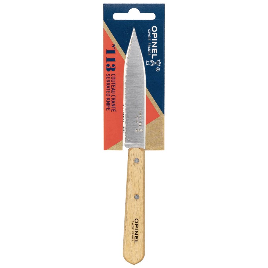 Opinel serrated knife No. 113 Natural #1