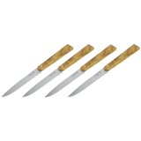 Opinel Set of 4 table knives Bon Appetit South Olive Wood  No 125 #1