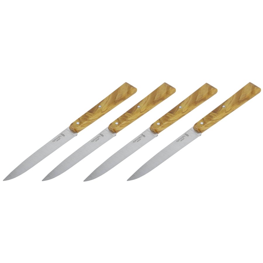 Opinel Set of 4 table knives Bon Appetit South Olive Wood  No 125 #1