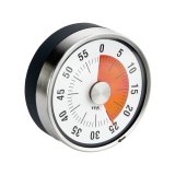TFA 38.1028.10      black/silver puck kitchen timer #1