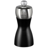 Peugeot FIDJI salt mill beech wood matt black 12 cm #1