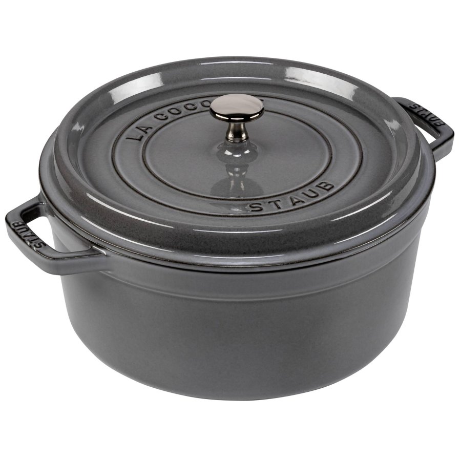Staub 40509-312-0 sovsegryde 5,25 L Rund Grafit, Gr #1