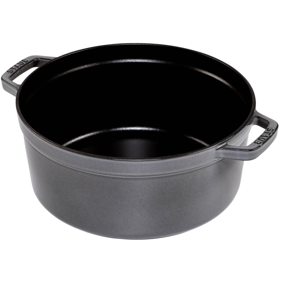 Staub 40509-312-0 sovsegryde 5,25 L Rund Grafit, Gr #2