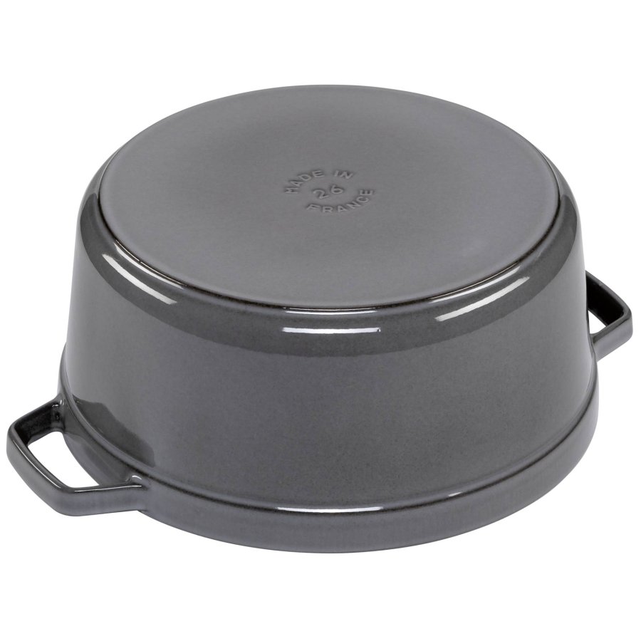 Staub 40509-312-0 sovsegryde 5,25 L Rund Grafit, Gr #3