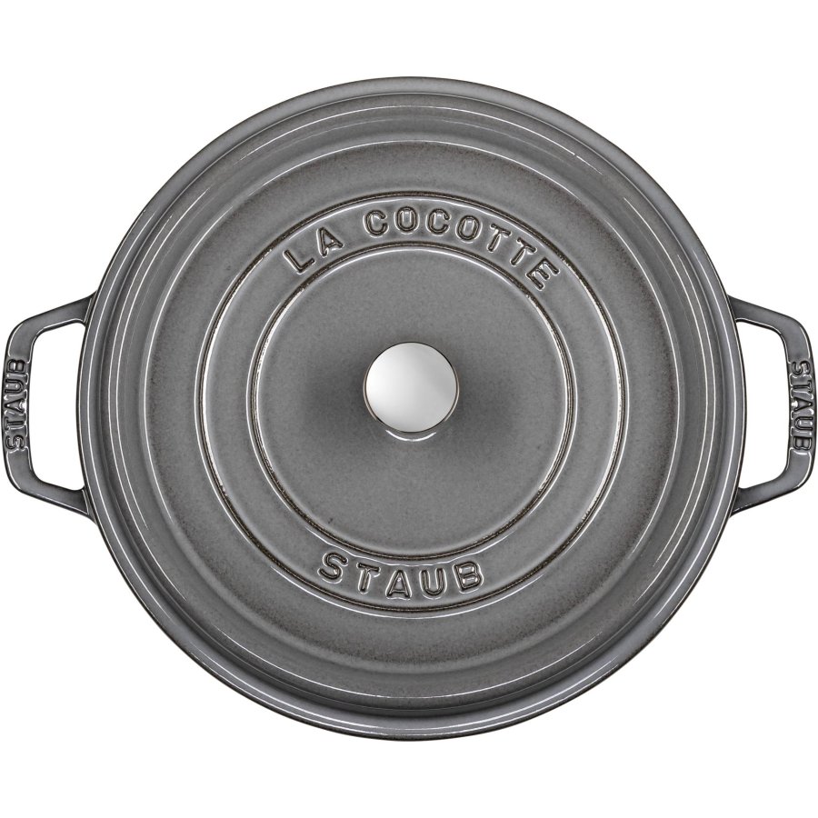 Staub 40509-312-0 sovsegryde 5,25 L Rund Grafit, Gr #4