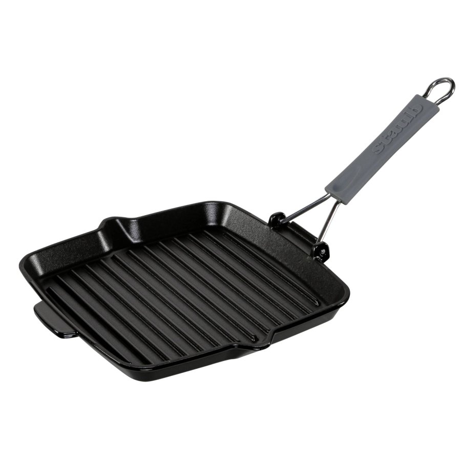 Staub Square Grill Pan  24cm cast iron, black, induction #1