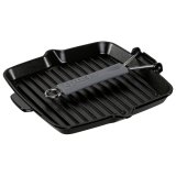 Staub Square Grill Pan  24cm cast iron, black, induction #2