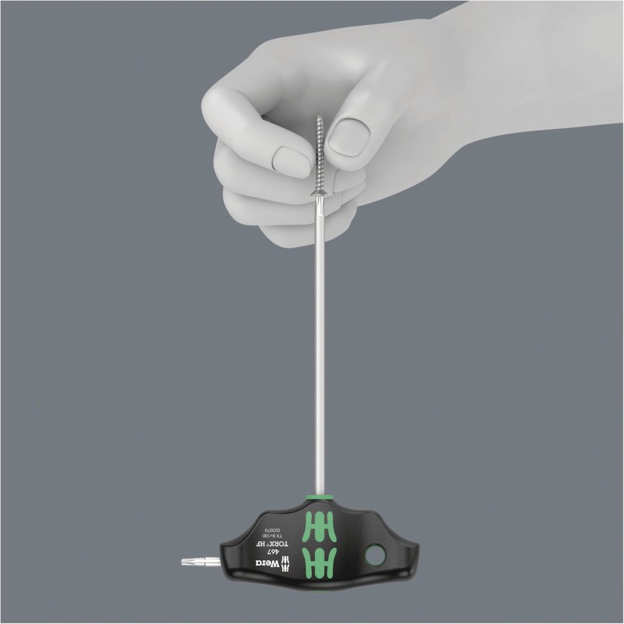 WERA 454/7 HF Set 1 screwdrivers T-handle #4